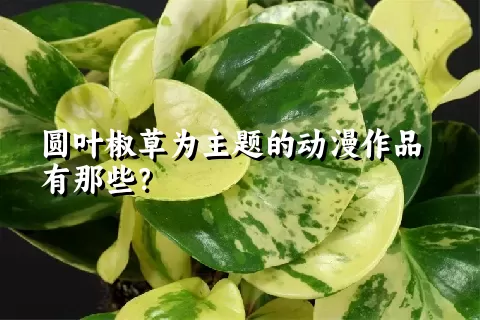 圆叶椒草为主题的动漫作品有那些？