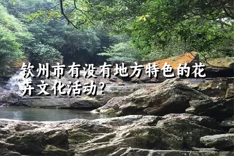 钦州市有没有地方特色的花卉文化活动？