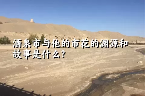 酒泉市与他的市花的渊源和故事是什么？