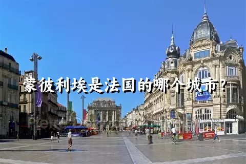 蒙彼利埃是法国的哪个城市？