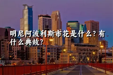 明尼阿波利斯市花是什么？有什么典故？