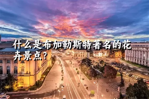 什么是布加勒斯特著名的花卉景点？