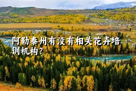 阿勒泰州有没有相关花卉培训机构？