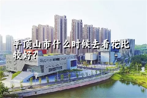 平顶山市什么时候去看花比较好？