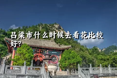 吕梁市什么时候去看花比较好？