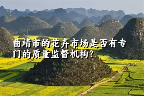 曲靖市的花卉市场是否有专门的质量监督机构？