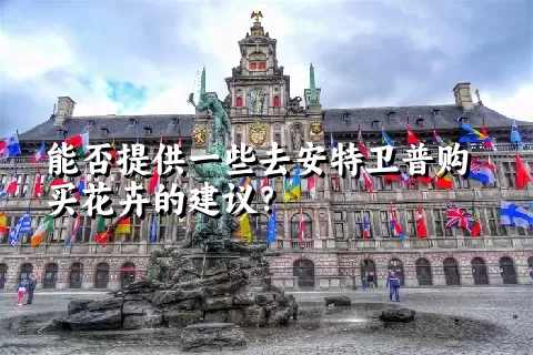 能否提供一些去安特卫普购买花卉的建议？