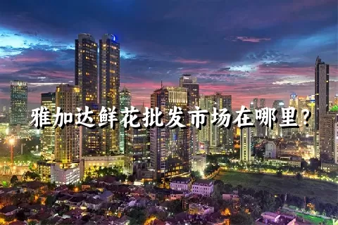 雅加达鲜花批发市场在哪里？