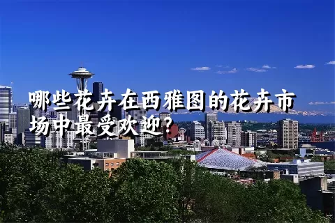 哪些花卉在西雅图的花卉市场中最受欢迎？