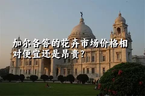 加尔各答的花卉市场价格相对便宜还是昂贵？