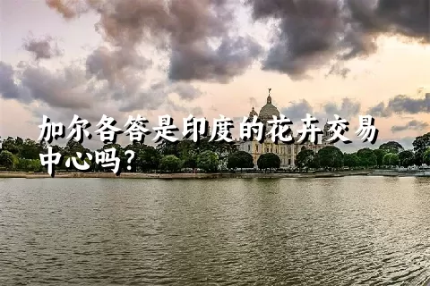 加尔各答是印度的花卉交易中心吗？