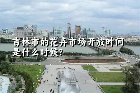 吉林市的花卉市场开放时间是什么时候？