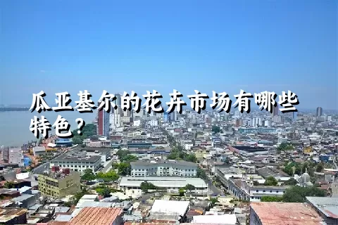 瓜亚基尔的花卉市场有哪些特色？