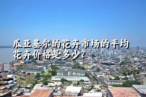 瓜亚基尔的花卉市场的平均花卉价格是多少？