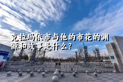 克拉玛依市与他的市花的渊源和故事是什么？