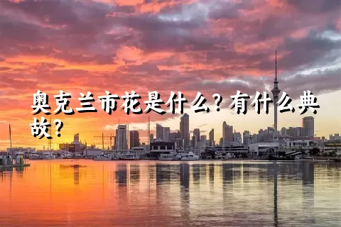 奥克兰市花是什么？有什么典故？