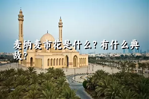 麦纳麦市花是什么？有什么典故？