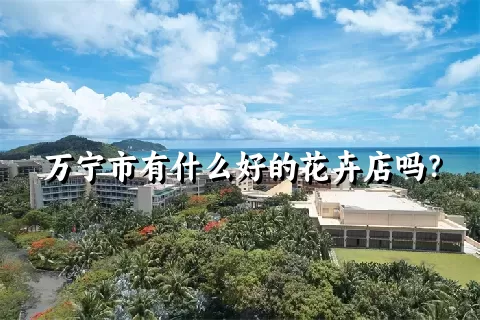 万宁市有什么好的花卉店吗？