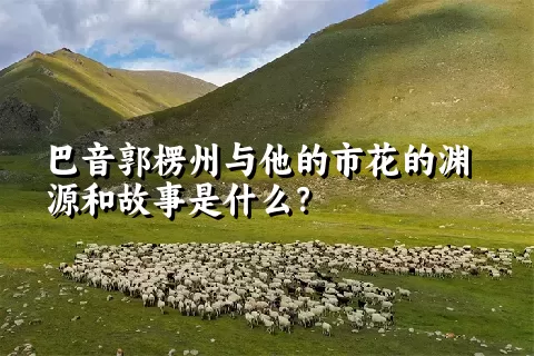 巴音郭楞州与他的市花的渊源和故事是什么？