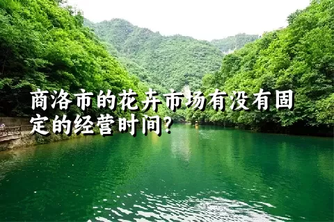 商洛市的花卉市场有没有固定的经营时间？