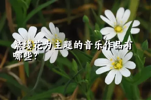 繁缕花为主题的音乐作品有哪些？