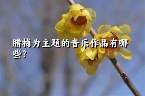 腊梅为主题的音乐作品有哪些？