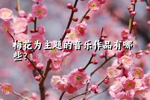 梅花为主题的音乐作品有哪些？