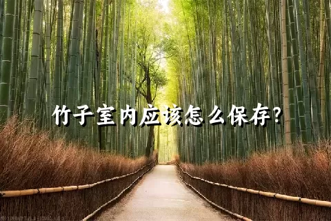 竹子室内应该怎么保存？