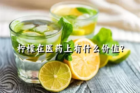 柠檬在医药上有什么价值？