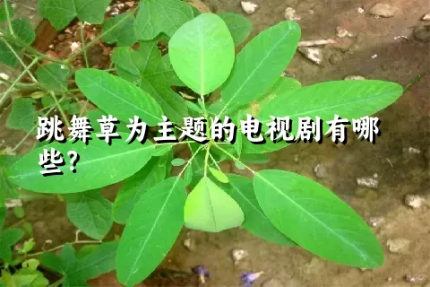 跳舞草为主题的电视剧有哪些？