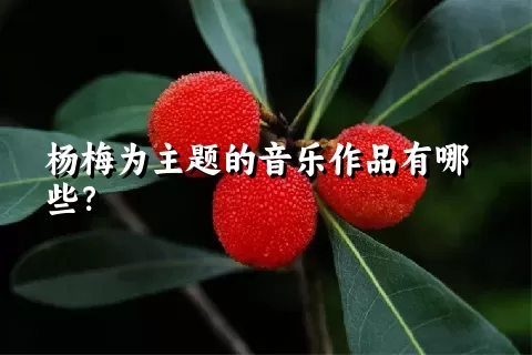 杨梅为主题的音乐作品有哪些？