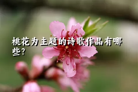 桃花为主题的诗歌作品有哪些？