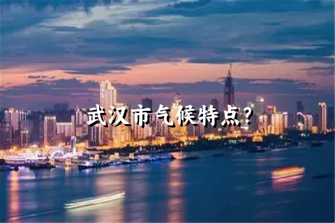 武汉市气候特点？