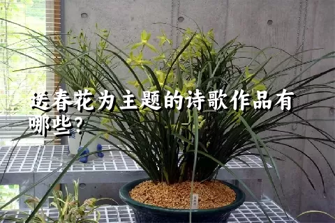 送春花为主题的诗歌作品有哪些？