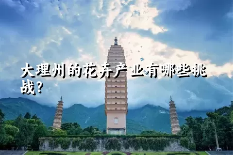 大理州的花卉产业有哪些挑战？