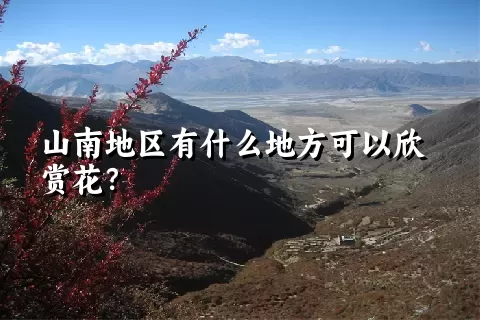 山南地区有什么地方可以欣赏花？