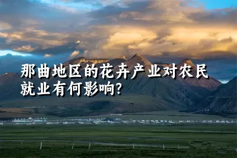 那曲地区的花卉产业对农民就业有何影响？