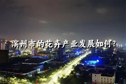 滨州市的花卉产业发展如何？