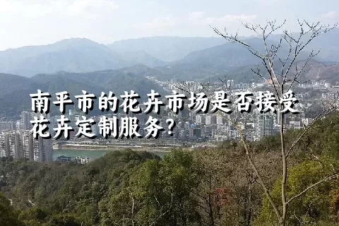 南平市的花卉市场是否接受花卉定制服务？