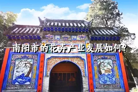 南阳市的花卉产业发展如何？