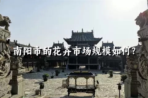 南阳市的花卉市场规模如何？