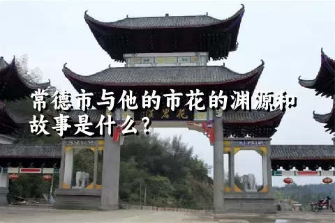 常德市与他的市花的渊源和故事是什么？