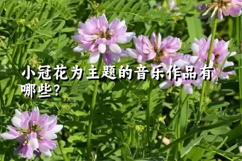 小冠花为主题的音乐作品有哪些？