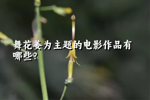 舞花姜为主题的电影作品有哪些？