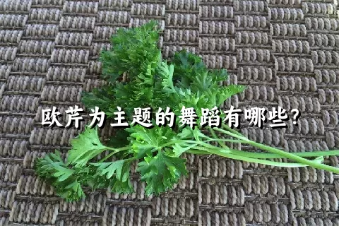 欧芹为主题的舞蹈有哪些？