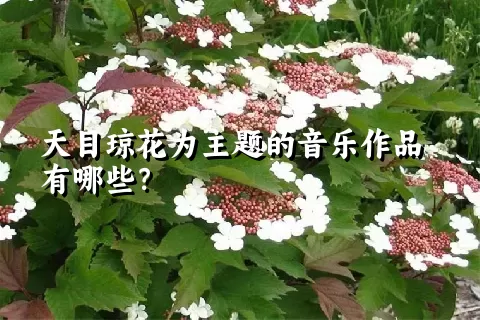 天目琼花为主题的音乐作品有哪些？