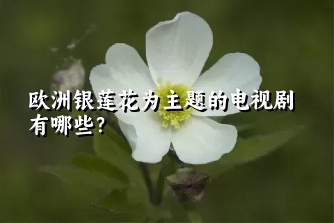 欧洲银莲花为主题的电视剧有哪些？