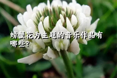 螃蟹花为主题的音乐作品有哪些？