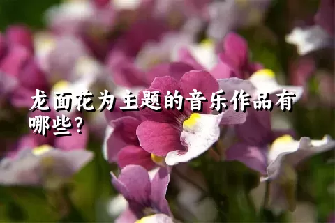 龙面花为主题的音乐作品有哪些？