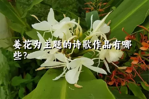 姜花为主题的诗歌作品有哪些？